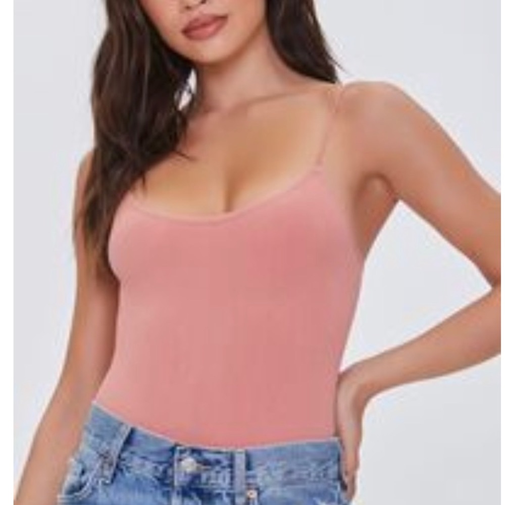 Pink Bodysuit Tank top Forever 21